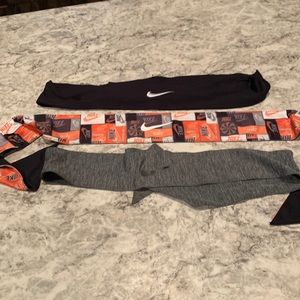 Lot of 3 nike tie headbands